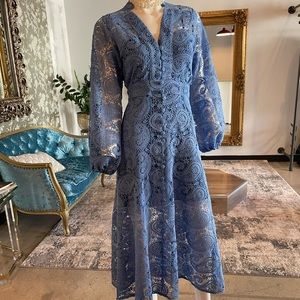 Periwinkle Blue midi dress